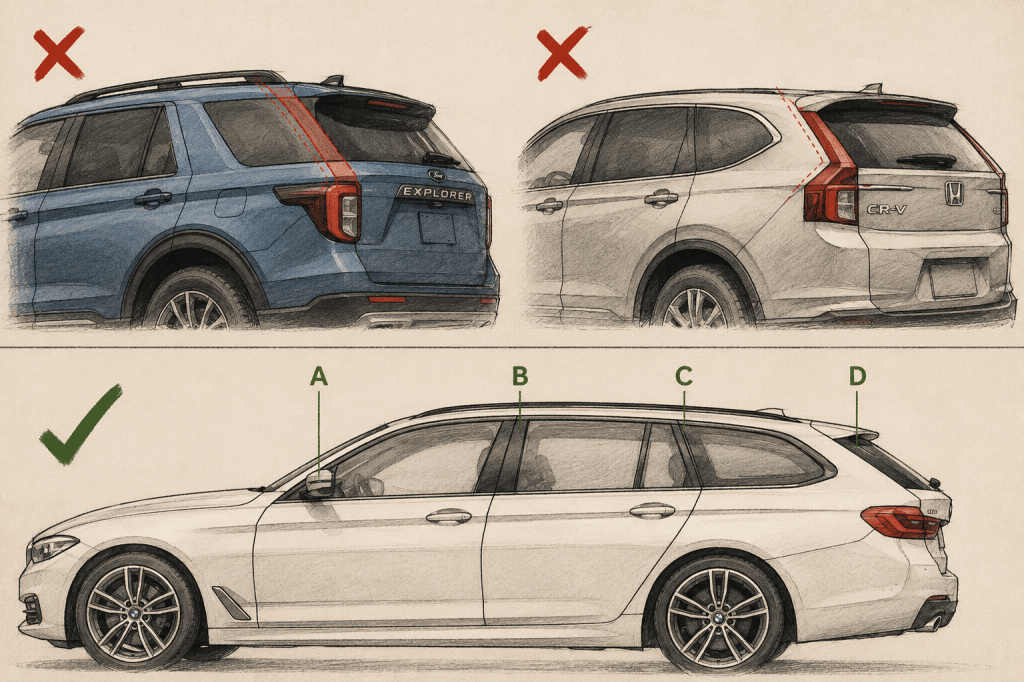 My C and D Pillar Design Rules: Why So Many Cars Have Ugly&nbsp;Backs