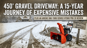 450′ Gravel Driveway: A 15-Year Journey of Expensive Mistakes