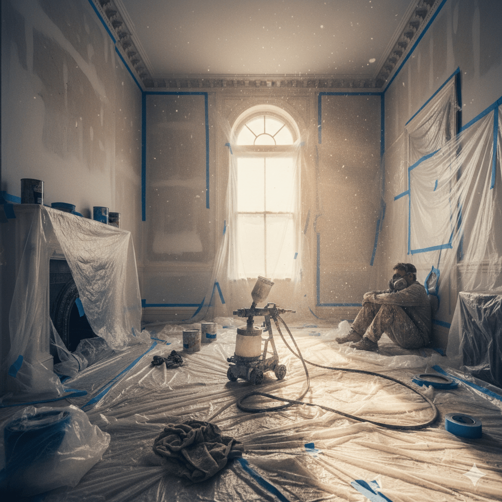 This New Old House Part 14: Painting – Or: Why I Hope I Never Have to Use a Paint Sprayer&nbsp;Again