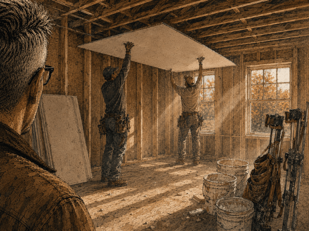 This New Old House Part 13: Drywall – The Most Boring Post (But There Are Lessons)
